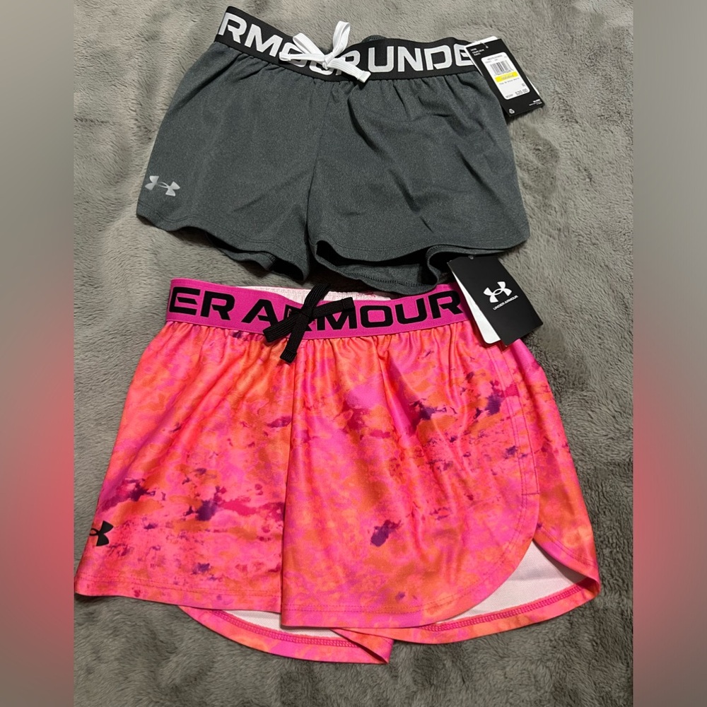- 2 pair Under Armour shorts